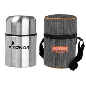 Термос (HS.TM-017-500) 500ML (широкое горло, чехол) TONAR, фото 1