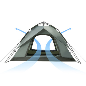 Палатка Naturehike автоматическая NH21ZP008, трехместная, серо-зеленая, 6927595777442, фото 5