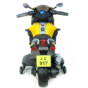 Детский мотоцикл Toyland Minimoto JC917 Желтый, фото 6