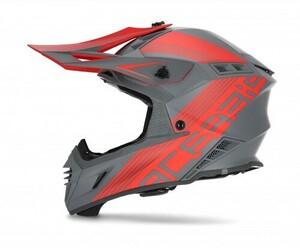 Шлем Acerbis X-TRACK Grey/Red S, фото 5