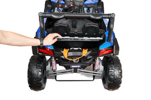Детский электромобиль Багги ToyLand 24V 4х4 ХМХ 613 Спайдер синий, фото 7