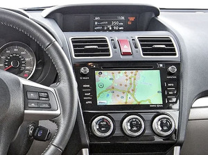 Рамка Incar  для UMS SUBARU Forester 2015-2018 XV, Impreza 2014-2016, 9" (две вставки аварийки), фото 6