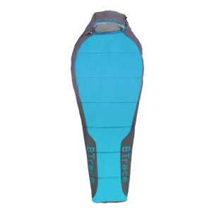 Спальный мешок BTrace Swelter L size Правый (Правый,Серый/Синий), фото 1