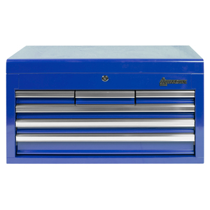 Ящик инструментальный, 6 полок и отсек, синий МАСТАК 511-06570B, фото 4