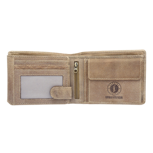 Бумажник Klondike Rob, коричневый, 12,5x10 см, фото 3