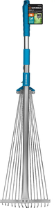 Регулируемые веерные грабли GRINDA PROLine PR-50 длина 800-1240 мм телескопический алюминиевый черенок 421868, фото 2