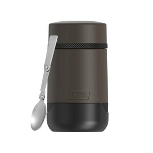 Термос для еды из нерж. стали тм THERMOS TS3029 BK с ложкой 0,5L, фото 1