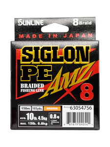 Шнур  плетеный SUNLINE SIGLON PEx8 AMZ 150M(OR) #0.8/10LB, фото 3