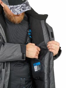 Костюм зимний плавающий Norfin APEX 2 LED 05 (серо-черный размер XXL), фото 6