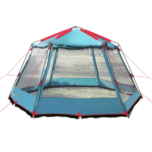 Палатка-шатер BTrace Highland  (Зеленый/Бежевый), фото 4