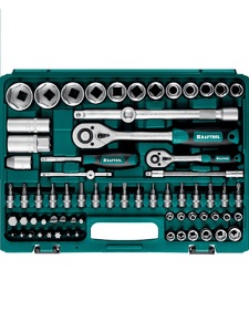 Набор торцовых головок 1/2",1/4", 82шт Kraftool EXPERT QUALITAT SUPER LOCK 27887-H82_z02, фото 4