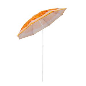 Зонт пляжный d 1,8м с наклоном Апельсин (19/22/170Т) (N-BU1907-180-О) NISUS, фото 2