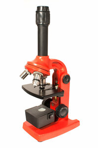 Микроскоп Юннат 2П-3 с подсветкой Красный, фото 1