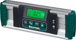 KRAFTOOL EXTREM уровень-уклономер электронный, 0-360°, Точность 0,05°, HOLD, Подсветка экрана, IP67