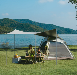 Палатка Naturehike Ango 4-местная, быстросборная, серая CNK2550WS010-VG4, фото 2