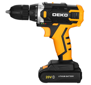 Аккумуляторная дрель-шуруповерт DEKO Banger 20V ONE+ SET1 в кейсе, 2х1.5Ач, фото 4