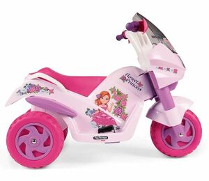 Детский электромотоцикл для девочек Peg-Perego Flower Princess, фото 2