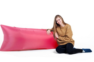Надувной диван БИВАН Классический, цвет розовый, фото 7