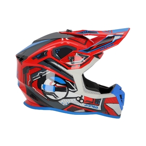 Шлем Acerbis LINEAR 22-06 red/blue глянцевый M, фото 4