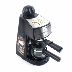Kофеварка рожкового типа Endever Costa-1050 (черный/стальной), фото 1