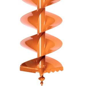 Шнек для каменистого, твердого и мерзлого грунта, двухзаходный BURAN HARDDRILL 300х800 (800мм) S00151, фото 3