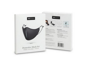 Комплект защитной маски и фильтров XD Design Protective Mask Set, черный, фото 6