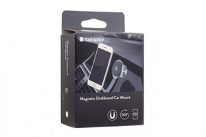 Магнитный держатель для телефона Rock Magnetic Dashboard Car Mount grey, фото 4