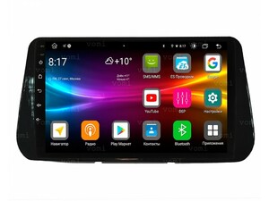 Головное устройство vomi FX549R10-MTK-LTE для Hyundai Santa Fe 4 рестайлинг 06.2020+ (АКПП джойстик), фото 1