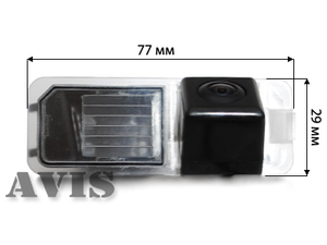 CCD штатная камера заднего вида c динамической разметкой AVEL Electronics AVS326CPR (#101) для PORSCHE CAYENNE II (2010-...) / VOLKSWAGEN AMAROK / GOLF VI / POLO V HATCHBACK / SCIROCCO, фото 3