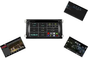 Штатная магнитола CARMEDIA DAFT-5695 DVD Ford Focus II, Mondeo, S-MAX, Galaxy, Tourneo/Transit Connect черный, фото 7