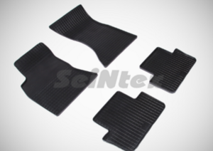 Резиновые коврики Сетка Seintex для  AUDI  A4 (B8) 2007-2015 (компл)