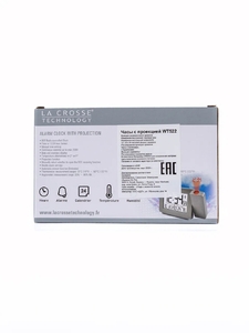 Проекционные часы LaCrosse WT522, настольные, серые, фото 7