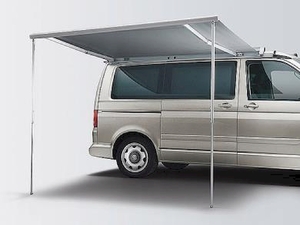 Маркиза MobileComfort M200WG настенная механическая, корпус белый, полотно светло-серое, фото 2