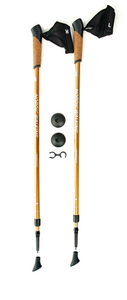 Телескопические палки для скандинавской ходьбы KAISER SPORT, NORDIC WALKING GOLD, SL-2B-2-135 GOLD, SL-2B-2-135-G, фото 2