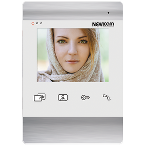 Монитор видеодомофона с записью Novicam MAGIC 4 HD WHITE, фото 1