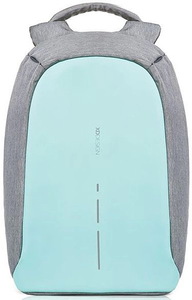 Рюкзак для ноутбука до 14 дюймов XD Design Bobby Compact, серый/бирюзовый, фото 2