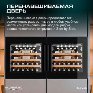 Винный шкаф Meyvel MV31PRO-KBB1, фото 13