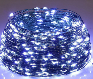 Светодиодная LED-гирлянда ЛАМПОВА "ГАЛАКТИКА" холодный белый, 500 ламп, 50 метров (LJL-14-220-CWL500-50), фото 2