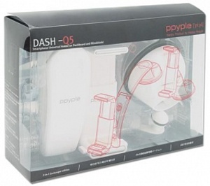 Ppyple Dash-Q5 white держатель на приб. панель и стекло, для смартфонов до 5.5", фото 4