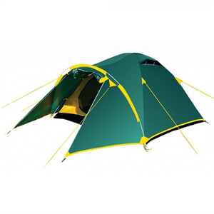 Палатка LAIR 4 V2 зеленый (TRT-40) TRAMP