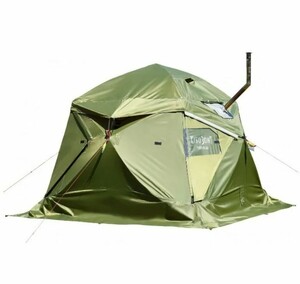 Универсальная палатка Лотос Кубозонт 4у (Дно гидроизоляционное 4у (250х250) + Пол утепленный (260х260) ПУ4000), фото 2