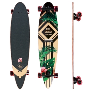 Лонгборд Tech Team City Cruiser 44x10" розовый / pink, фото 2