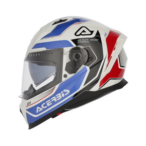 Мотошлем Acerbis X-WAY глянцевый white/blue XL, фото 4