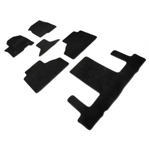 Ворсовые коврики в салон Seintex для CHEV TAHOE V/CAD ESCALADE V (черные)