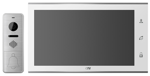Комплект цветного видеодомофона CTV-DP4105AHD (белый), фото 1