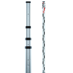 Рейка нивелирная телескопическая ADA STAFF 4 (рейка – отсчет мм шкалы снизу вверх, чехол, 4 м), фото 1