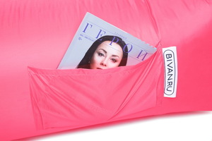 Надувной диван БИВАН 2.0, цвет розовый, фото 5