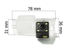 CMOS ECO LED штатная камера заднего вида AVEL Electronics AVS112CPR (#078) для SSANGYONG REXTON/KYRON/ACTYON SPORTS, фото 2