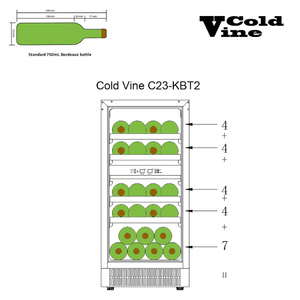 Винный шкаф Cold Vine C23-KBT2, фото 10