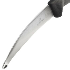 Кухонный нож Victorinox Fibrox, лезвие 15 см прямое, черный, фото 4